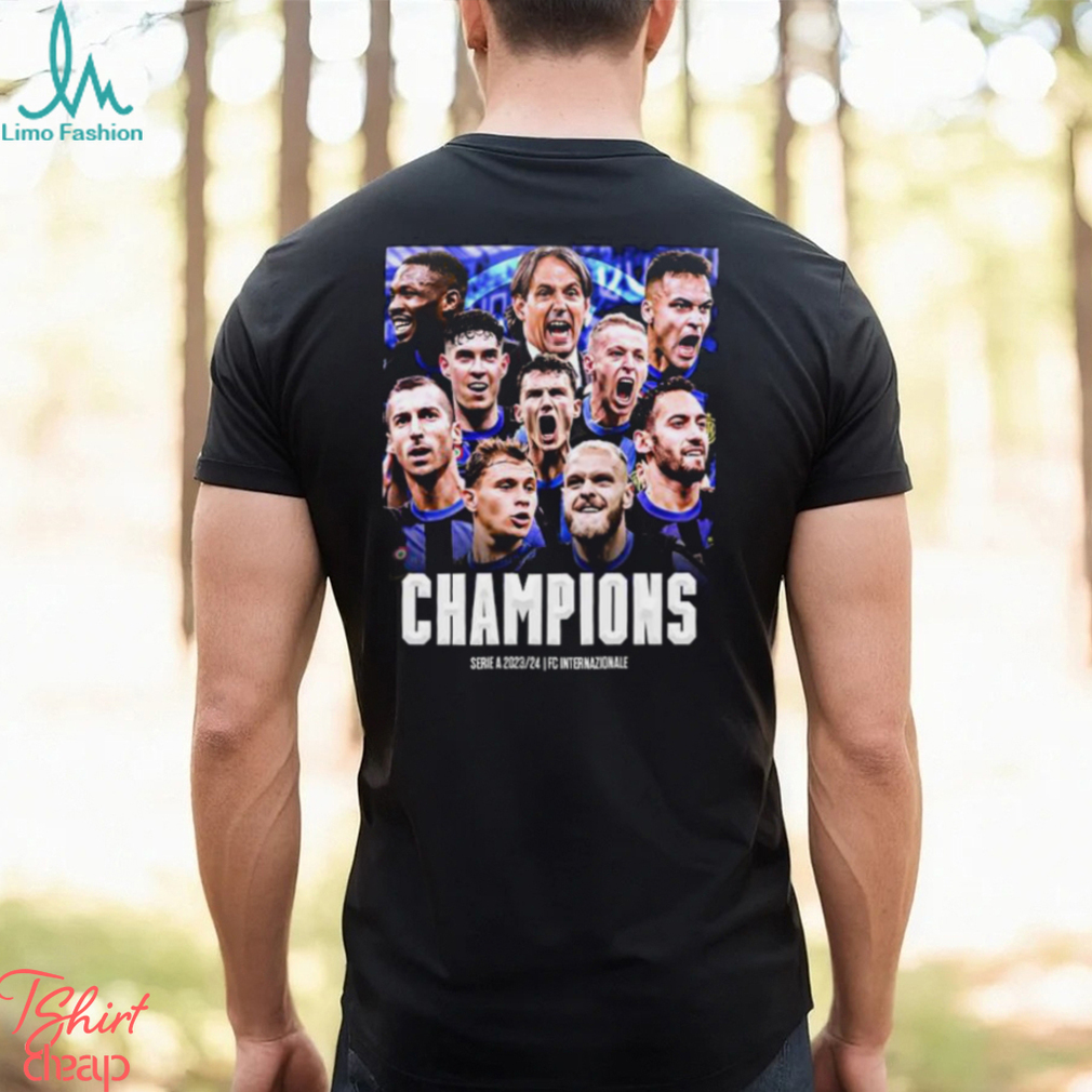 Inter Milan Is The Champion Serie A 2023 2024 FC Internazionale Classic T Shirt Inter Milan Is The Champion Serie A 2023 2024 FC Internazionale Classic T Shirt