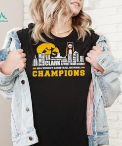 Iowa Hawkeyes 2024 Women’s basketball National Champions team skyline names shirt