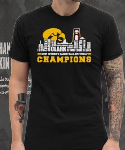 Iowa Hawkeyes 2024 Women’s basketball National Champions team skyline names shirt