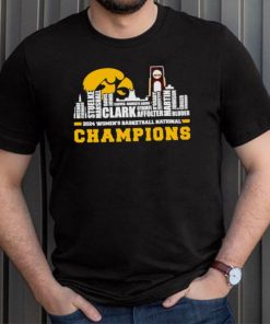 Iowa Hawkeyes 2024 Women’s basketball National Champions team skyline names shirt