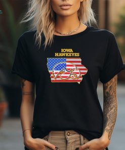 Iowa Hawkeyes American Flag Patriot T Shirt