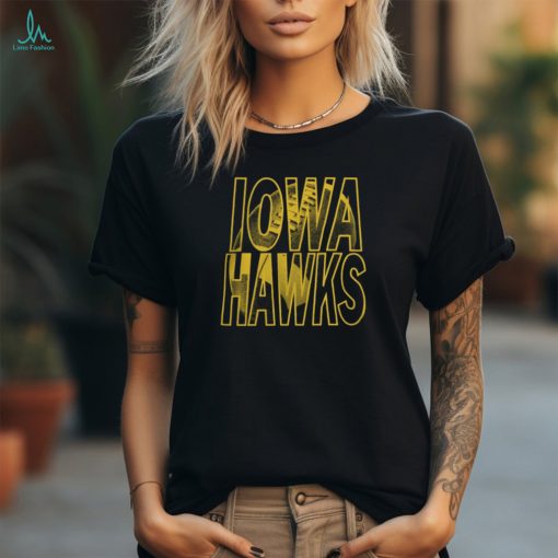 Iowa Hawkeyes Football Tri Blend Tee Shirt