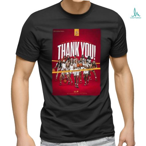 Iowa hawkeyes the biggest thank you the best fans in the nation poster shirt