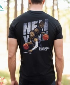 Jalen Brunson & Julius Randle New York Duo WHT SHIRT