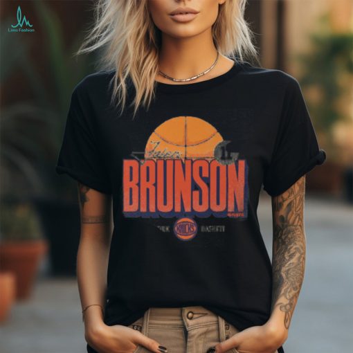 Jalen Brunson New York Knicks Label T Shirt