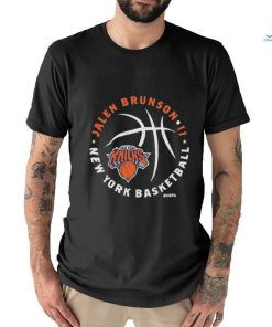 Jalen Brunson New York Knicks Player Ball shirt