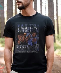 Jalen Brunson New York Vintage WHT SHIRT