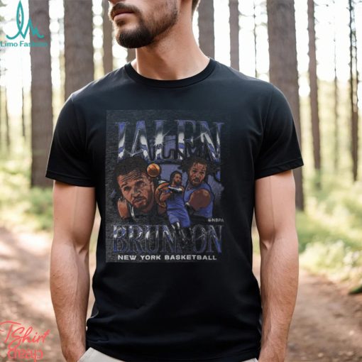 Jalen Brunson New York Vintage WHT SHIRT
