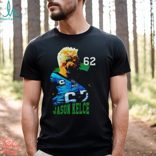 Jason kelce 62 Philadelphia Eagles football graphic shirt