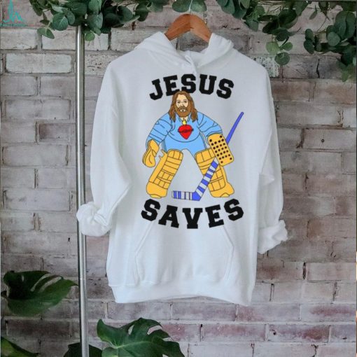 Jesus Saves Hockey Edition T Shirt