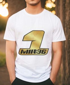 Joan Mir Gold Number 1 Classic Racing T Shirt