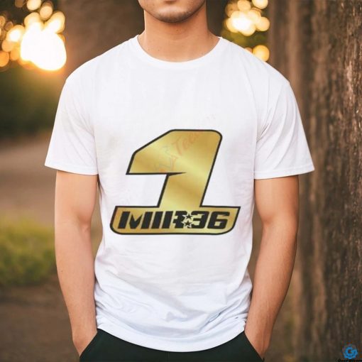 Joan Mir Gold Number 1 Classic Racing T Shirt