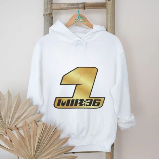 Joan Mir Gold Number 1 Classic Racing T Shirt