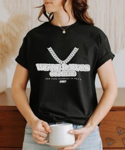Jomboy Media We’re Dawgs Out Here Baseball Is Back Shirt