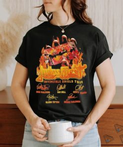 Judas Priest Invincible Shield Tour Signature T Shirt