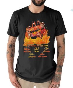 Judas Priest Invincible Shield Tour Signature T Shirt