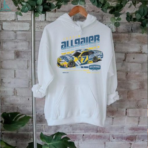 Justin Allgaier #7 2024 Hellmann’s White T Shirt