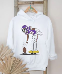 Justin Jefferson 18 Minnesota Vikings Football funny cartoon shirt