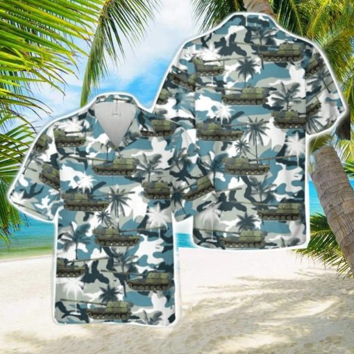 K9FIN Moukari Finnish Army Tank Hawaiian Shirt Summer Holiday Gift