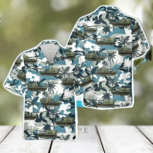 K9FIN Moukari Finnish Army Tank Hawaiian Shirt Summer Holiday Gift