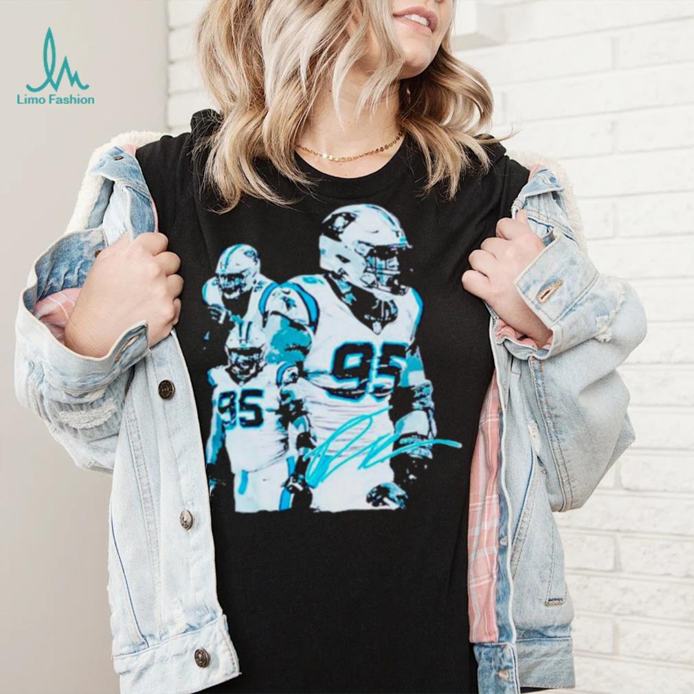 Kai Brown wearing Derrick Brown 95 signature shirt Kai Brown wearing Derrick Brown 95 signature shirt