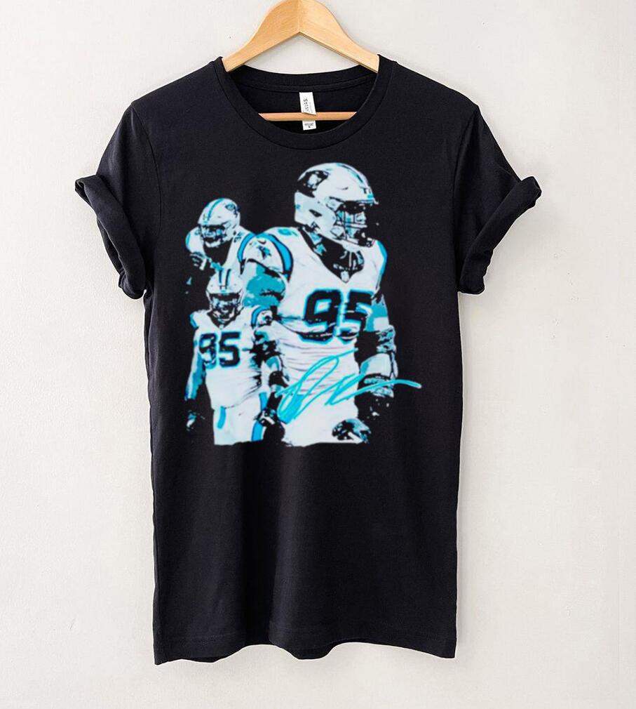 Kai Brown wearing Derrick Brown 95 signature shirt Kai Brown wearing Derrick Brown 95 signature shirt