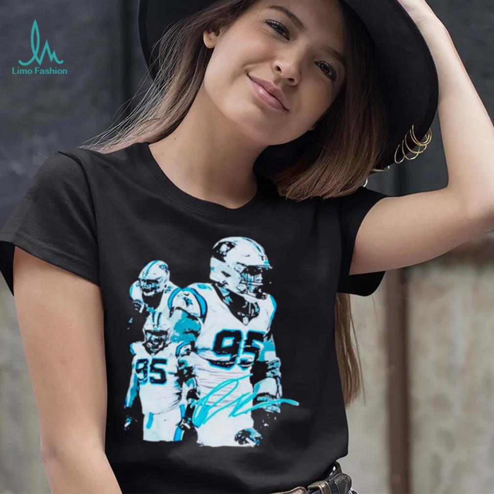 Kai Brown wearing Derrick Brown 95 signature shirt Kai Brown wearing Derrick Brown 95 signature shirt