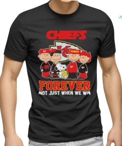 Kansas City Chiefs Football Snoopy Forever Not Just When We Win T Shirt