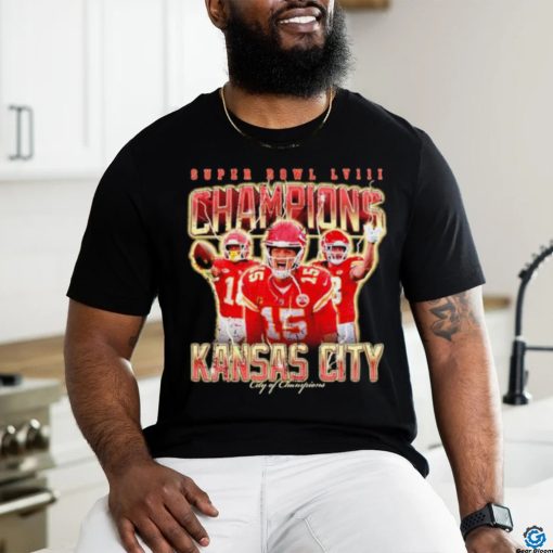 Kansas City Chiefs football Super Bowl LVIII Champions City of Champions shirt