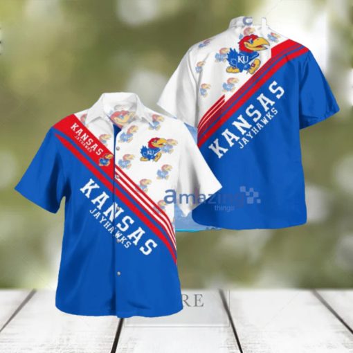 Kansas Jayhawks Standard Paradise Tropical Hawaiian Shirt