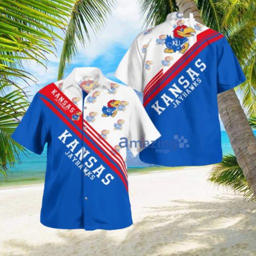 Kansas Jayhawks Standard Paradise Tropical Hawaiian Shirt