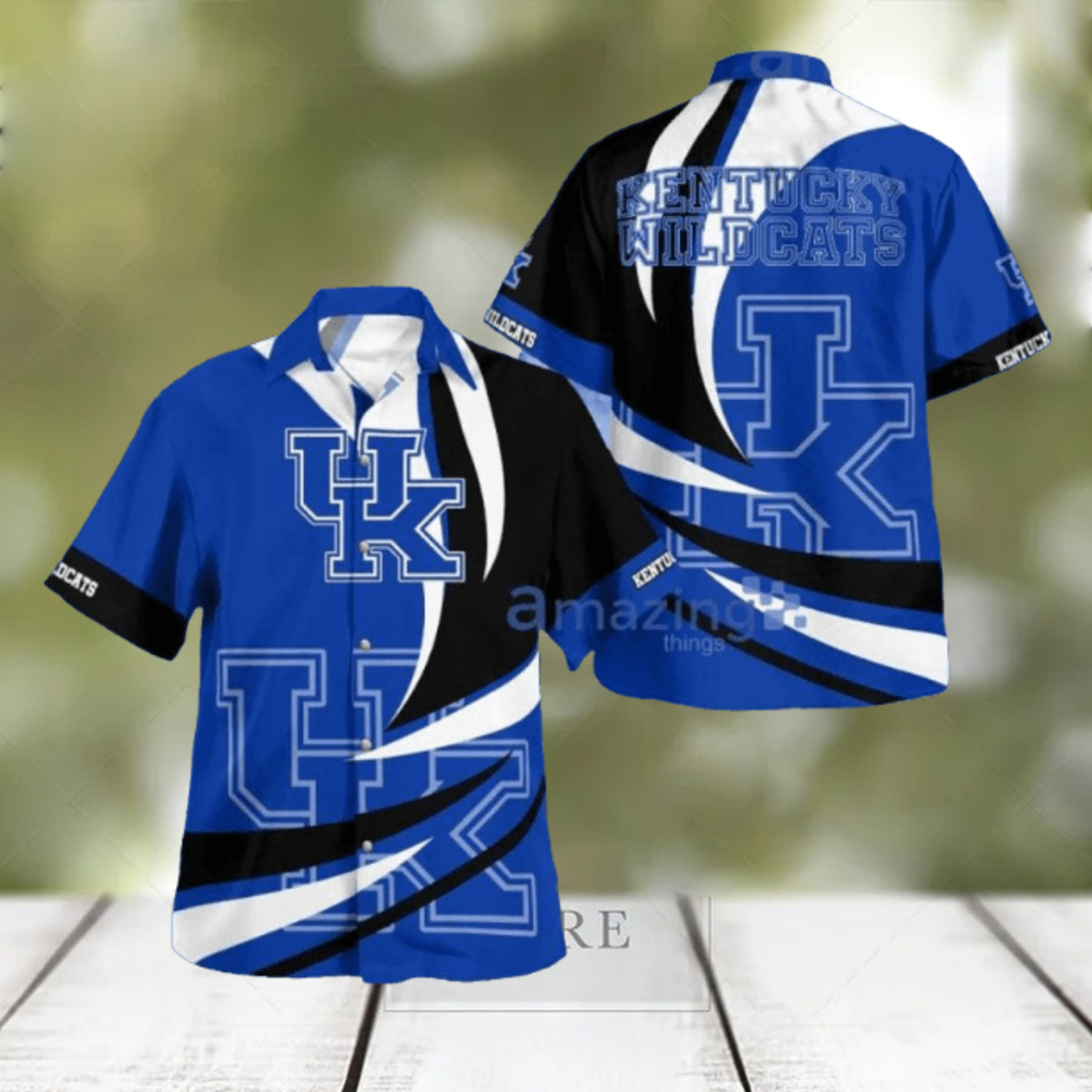 Kentucky Wildcats Classic Fashion Button Up Hawaiian Shirt Kentucky Wildcats Classic Fashion Button Up Hawaiian Shirt