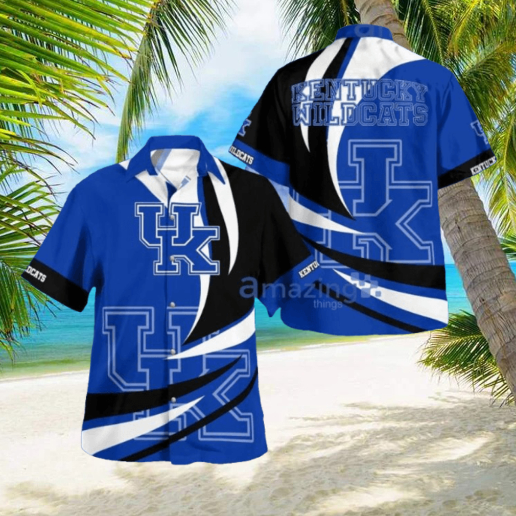 Kentucky Wildcats Classic Fashion Button Up Hawaiian Shirt Kentucky Wildcats Classic Fashion Button Up Hawaiian Shirt