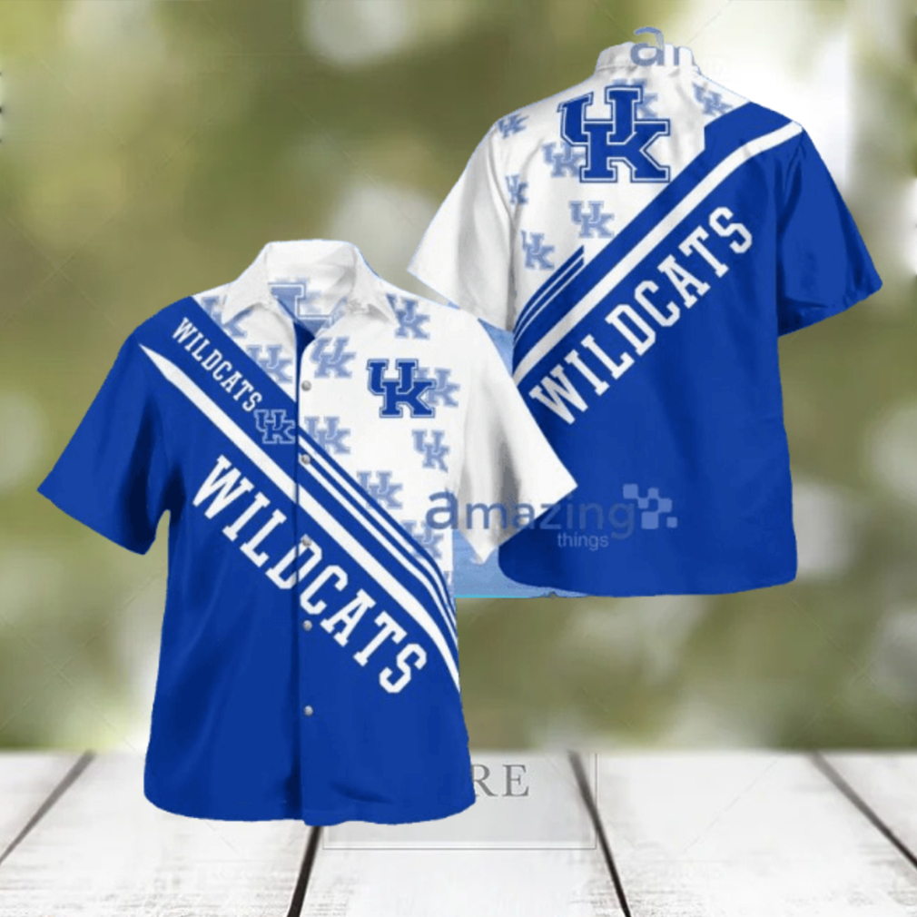 Kentucky Wildcats Standard Paradise Tropical Hawaiian Shirt Kentucky Wildcats Standard Paradise Tropical Hawaiian Shirt
