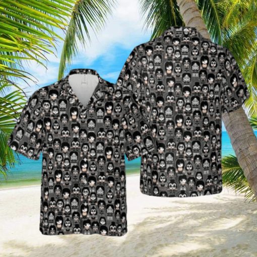 Kiss Band Chibi Hawaiian Shirt