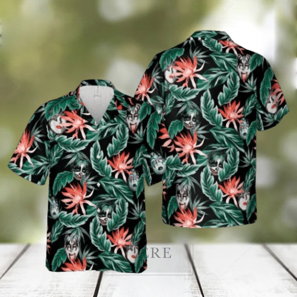 Kiss Band Face Hawaiian Shirt Kiss Band Face Hawaiian Shirt