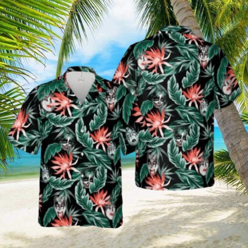 Kiss Band Face Hawaiian Shirt