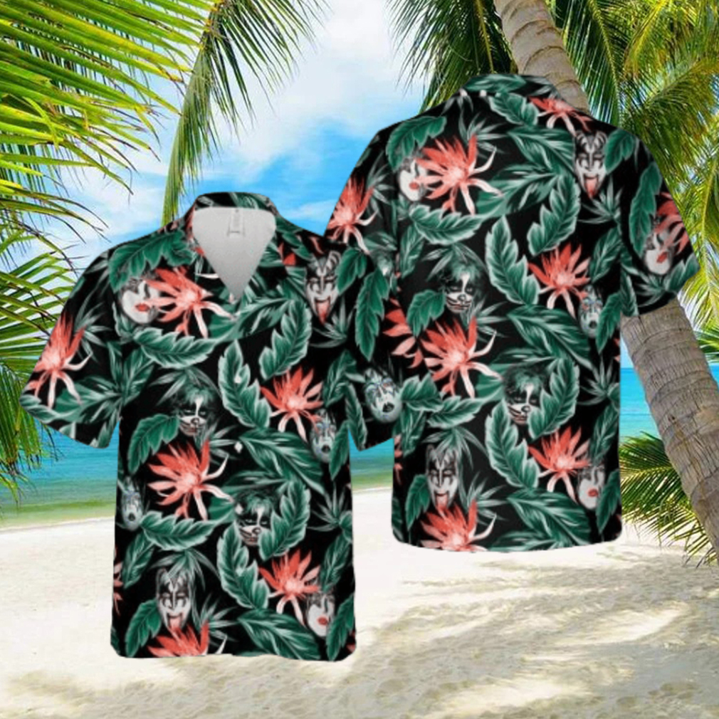 Kiss Band Face Hawaiian Shirt Kiss Band Face Hawaiian Shirt