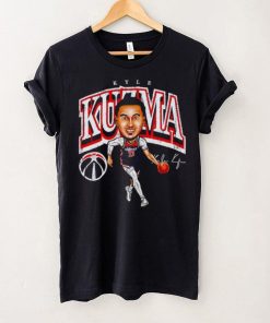 Kyle Kuzma Washington Wizards cartoon baseball shirt