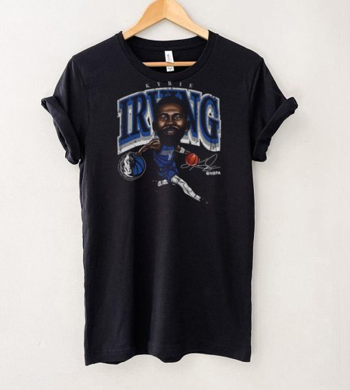 Kyrie Irving Dallas Mavericks Cartoon WHT Shirt