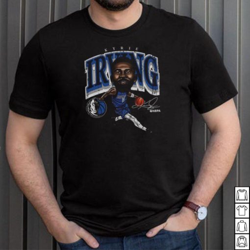 Kyrie Irving Dallas Mavericks Cartoon WHT Shirt