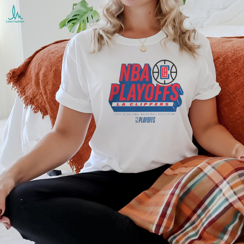 LA Clippers 2024 NBA Playoffs Defensive Stance T Shirt LA Clippers 2024 NBA Playoffs Defensive Stance T Shirt