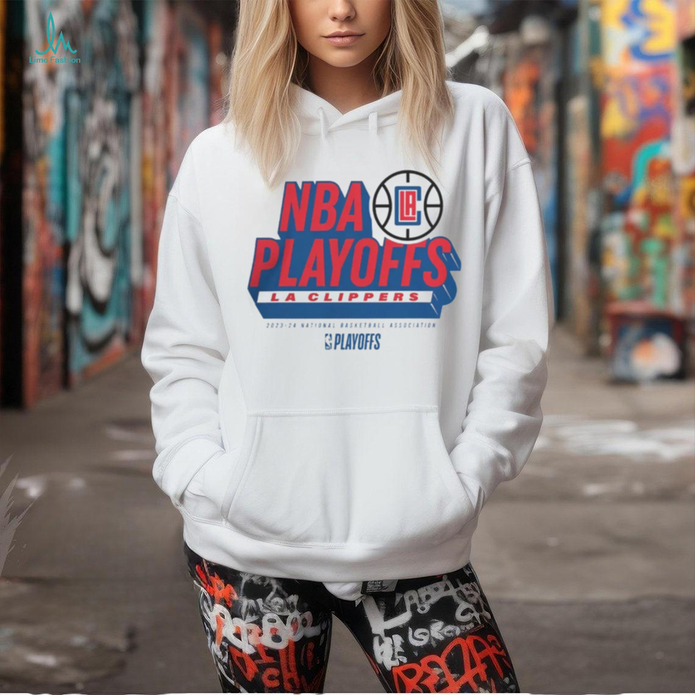 LA Clippers 2024 NBA Playoffs Defensive Stance T Shirt LA Clippers 2024 NBA Playoffs Defensive Stance T Shirt