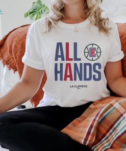 LA Clippers Unisex 2024 All Hands NBA Playoffs Mantra T Shirt