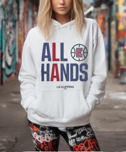 LA Clippers Unisex 2024 All Hands NBA Playoffs Mantra T Shirt