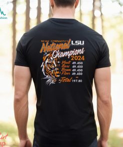 LSU Tigers 2024 Women’s Gymnastics National Champions Scores Shirt
