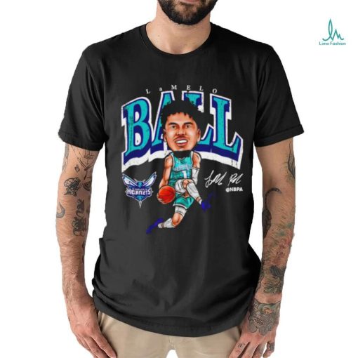 LaMelo Ball Charlotte Hornets cartoon signature shirt