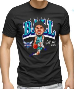 LaMelo Ball Charlotte Hornets cartoon signature shirt