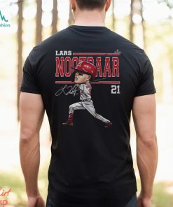 Lars Nootbaar St. Louis Cartoon WHT SHIRT