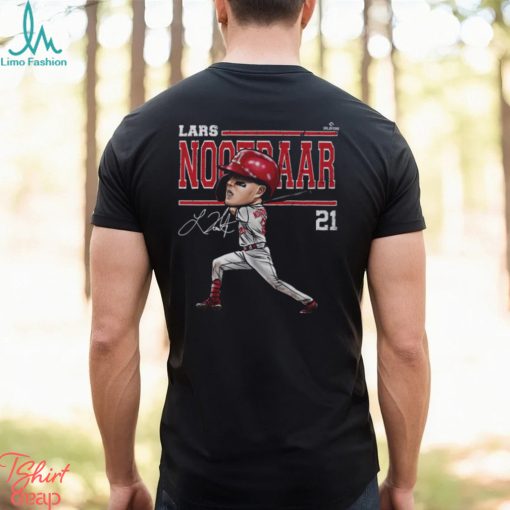 Lars Nootbaar St. Louis Cartoon WHT SHIRT